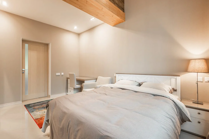 clean bedroom